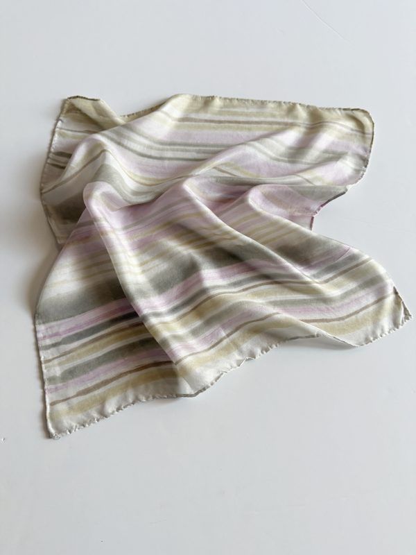 hand painted silk carré